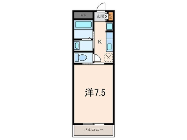 ラポ－ル新伊丹の物件間取画像